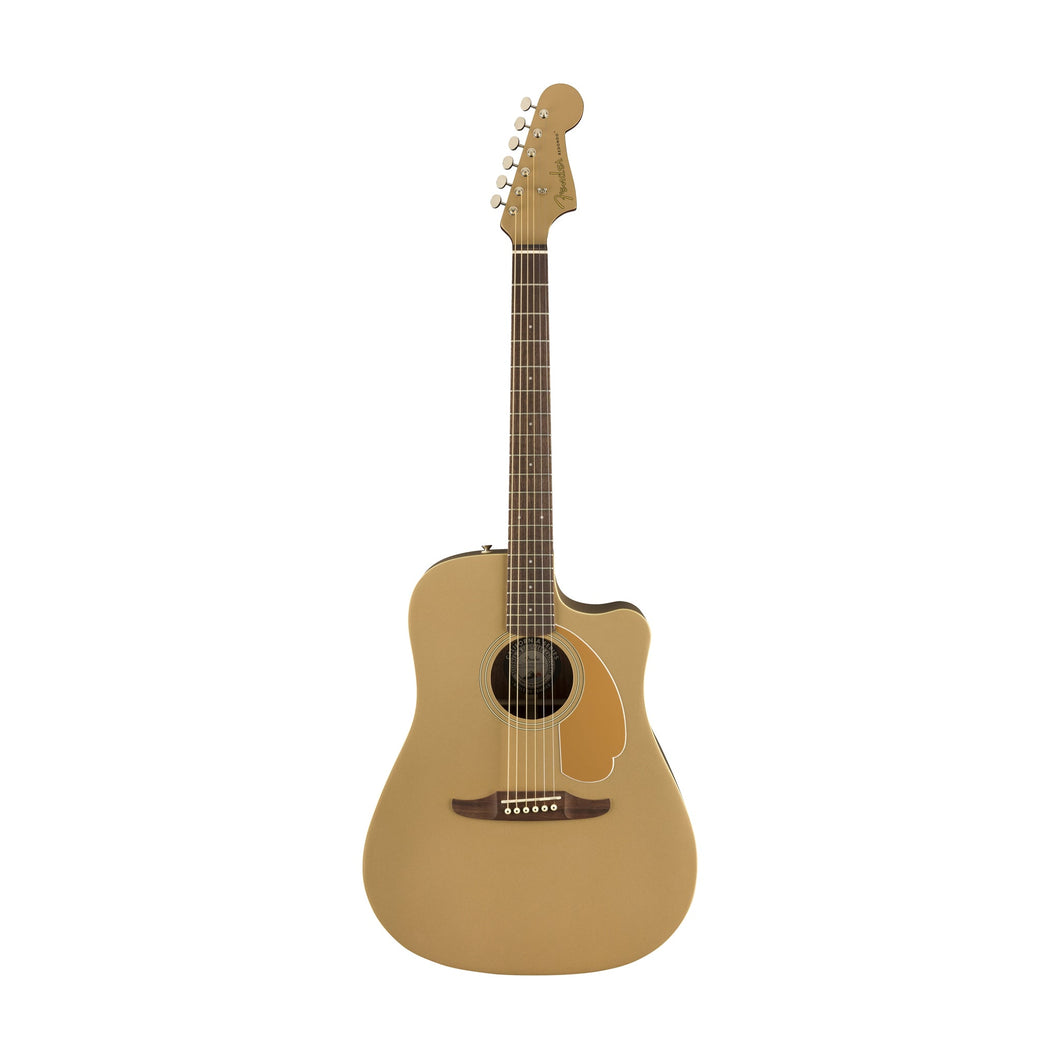 [PREORDER] Fender California Redondo Player Slope-Shouldered Acoustic Guitar, Walnut FB, Bronze Satin