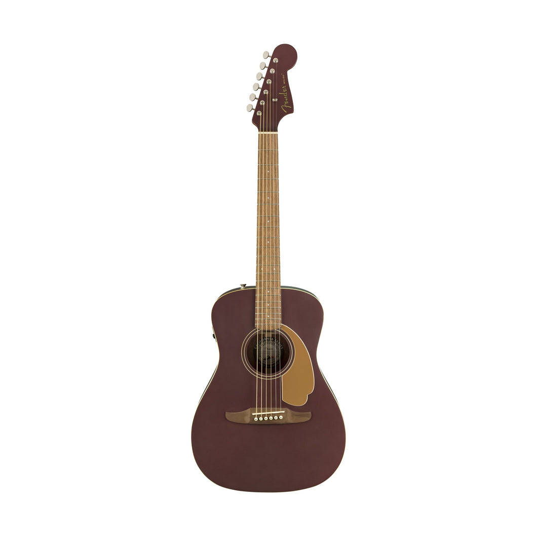 [PREORDER] Fender California Malibu Player Small-Bodied Acoustic Guitar, Walnut FB, Burgundy Satin