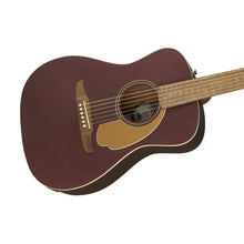 [PREORDER] Fender California Malibu Player Small-Bodied Acoustic Guitar, Walnut FB, Burgundy Satin