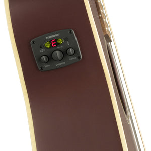 [PREORDER] Fender California Malibu Player Small-Bodied Acoustic Guitar, Walnut FB, Burgundy Satin