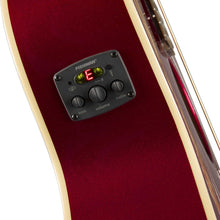 [PREORDER] Fender Newporter Player Medium-Sized Acoustic Guitar, Candy Apple Red