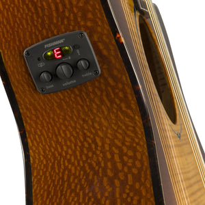 [PREORDER] Fender FA-345CE Auditorium Acoustic Guitar w/Cutaway & Electronics, Laurel FB, Tea Burst