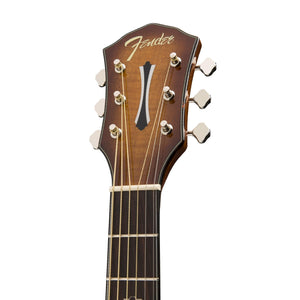 [PREORDER] Fender FA-345CE Auditorium Acoustic Guitar w/Cutaway & Electronics, Laurel FB, Tea Burst
