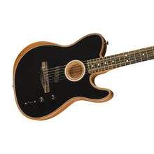 [PREORDER 2 WEEKS] Fender American Acoustasonic Telecaster Guitar w/Bag, Ebony FB, Black