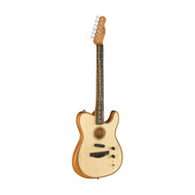[PREORDER 2 WEEKS] Fender American Acoustasonic Telecaster Guitar w/Bag, Ebony, FB, Natural