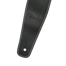 Fender Broken-in Leather Guitar Strap, Black, 2.5inch