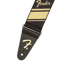 Fender Nylon Competition Stripe 2inch Guitar Strap, Gold