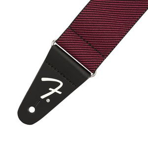 Fender WeighLess Tweed Guitar Strap, Red