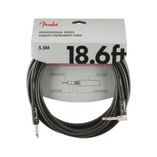 Fender Professional Series Angled Instrument Cable, 18.6ft, Black