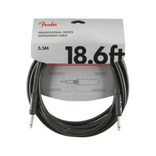 Fender Professional Series Instrument Cable, 18.6ft, Black