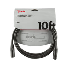 Fender Professional Series Microphone Cable, 10ft, Black