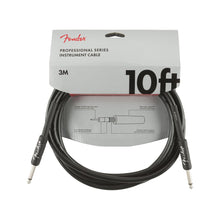 Fender Professional Series Instrument Cable, 10ft, Black