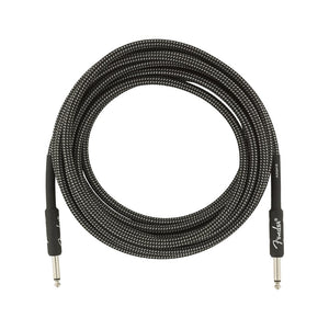 Fender Professional Series Instrument Cable, 15ft, Grey Tweed