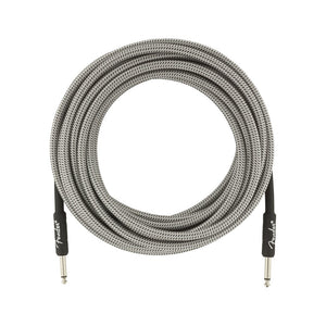 Fender Professional Series Instrument Cable, 25ft, White Tweed