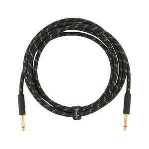 Fender Deluxe Series Instrument Cable, 10ft, Black Tweed