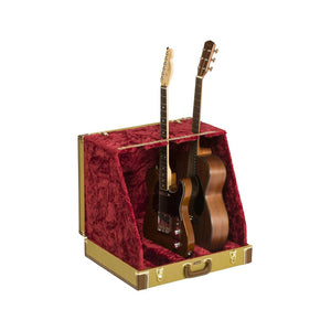 Fender Classic Series 3-Guitar Case Stand, Tweed