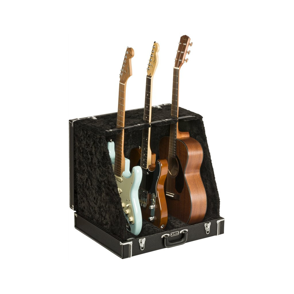 Fender Classic Series 3-Guitar Case Stand, Black