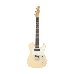 Fender Japan FSR Hybrid 60s Telecaster P90 Electric Guitar, Vintage White