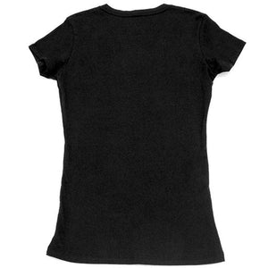 Fender Distressed Ladies T-Shirt, Black