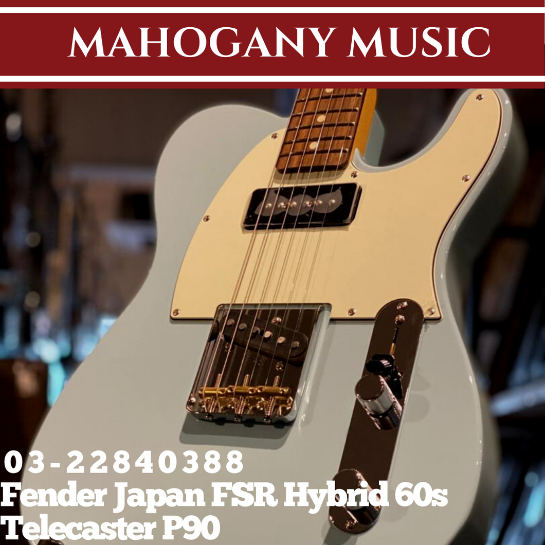 Fender Japan FSR Hybrid 60s Telecaster P90 Electric Guitar Sonic