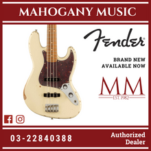Fender 60th Anniversary Road Worn 60s Jazz Bass Guitar, Olympic White