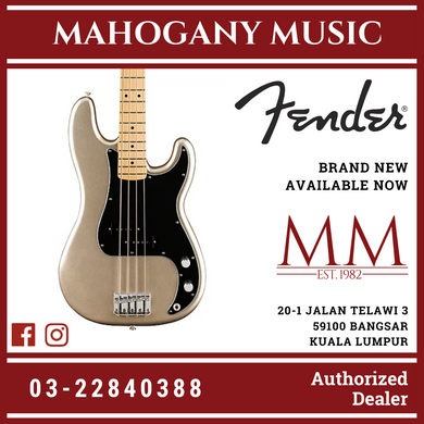 Fender 75th Anniversary Precision Bass Guitar, Maple FB, Diamond Anniversary