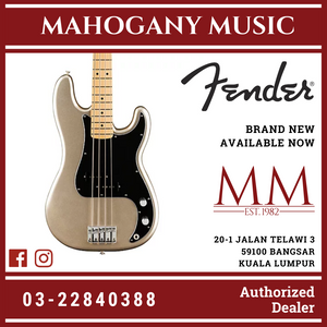 Fender 75th Anniversary Precision Bass Guitar, Maple FB, Diamond Anniversary