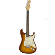 Fender American Elite Stratocaster Electric Guitar, Ebony FB, Tobacco Sunburst