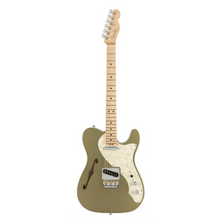 Fender American Elite Telecaster Electric Guitar, Maple FB. Satin Jade Pearl Metallic