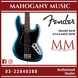 Fender American Limited Edition Professional II Jazz Bass Electric Guitar, RW FB, Dark Night