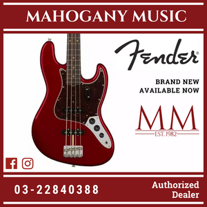 Fender American Original 60s Jazz Bass Guitar, Rosewood FB, Candy Apple Red