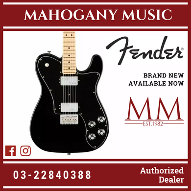 Fender American Professional Deluxe ShawBucker Telecaster Electric Guitar, Black