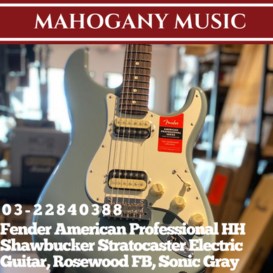 Fender American Professional HH Shawbucker Stratocaster EG, Rosewood FB, Sonic Gray