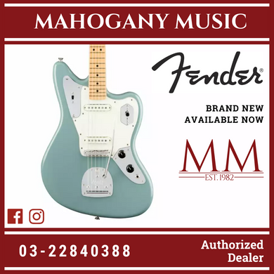 Fender American Professional Jaguar Electric Guitar, Maple FB, Sonic Gray