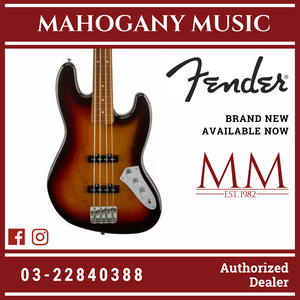 [PREORDER] Fender Artist Jaco Pastorius Fretless Jazz Bass Guitar, 3-Tone Sunburst