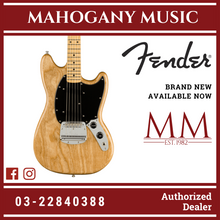 Fender Ben Gibbard Mustang Electric Guitar, Maple FB, Natural