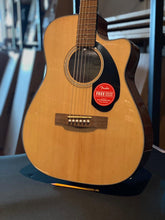 Fender CC-60SCE Concert Acoustic Guitar, Walnut FB, Natural