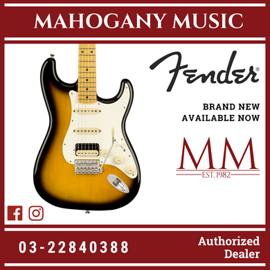 Fender JV Modified 50s Stratocaster HSS Electric Guitar, Maple FB, 2-Color Sunburst