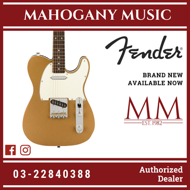 Fender JV Modified 60s Custom Telecaster Electric Guitar, RW FB, Firemist Gold