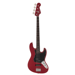 Fender Japan Aerodyne II Jazz Bass Guitar RW FB Candy Apple Red Mahogany Music