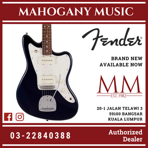 Fender Japan Hybrid II Ltd Ed Jazzmaster Electric Guitar, RW FB, Gun Metal Blue
