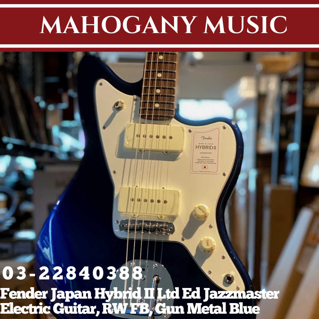 Fender Japan Hybrid II Ltd Ed Jazzmaster Electric Guitar, RW FB