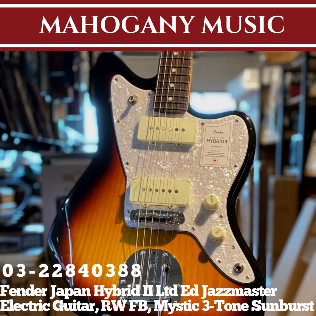 Fender Japan Hybrid II Ltd Ed Jazzmaster Electric Guitar, RW FB Fender Japan Hybrid II Ltd Ed Jazzmaster Electric Guitar, RW FB