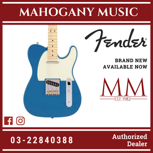 Fender Japan Hybrid II Telecaster Electric Guitar, Maple FB, Forest Blue
