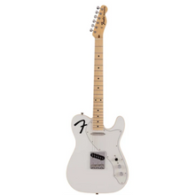 Fender Japan Ltd Ed F Hole Telecaster Thinline Electric Guitar, Maple FB, Arctic Pearl