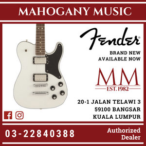 Fender Japan MIJ Troublemaker Telecaster Electric Guitar RW FB, Arctic White