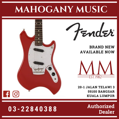 Fender Japan Swinger Electric Guitar, RW FB, Dakota Red