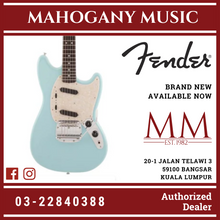 Fender Japan Traditional 60s Mustang Electric Guitar, RW FB, Daphne Blue