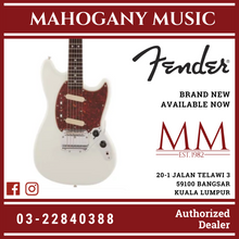 Fender Japan Traditional 60s Mustang Electric Guitar, RW FB, Olympic White