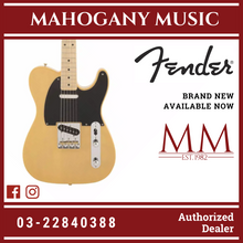 Fender Japan Traditional II 50s Telecaster Electric Guitar, Maple FB, Butterscotch Blonde